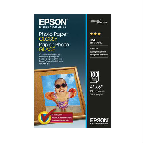 Epson Glossy Photo Paper 10x15cm (100 sheets)