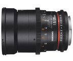 Samyang 35mm T1.5 VDSLR AS UMC II Monture E