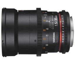 Samyang 35mm T1.5 VDSLR AS UMC II Monture E