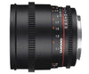 Samyang 85mm T1.5 VDSLR AS IF UMC II Monture E