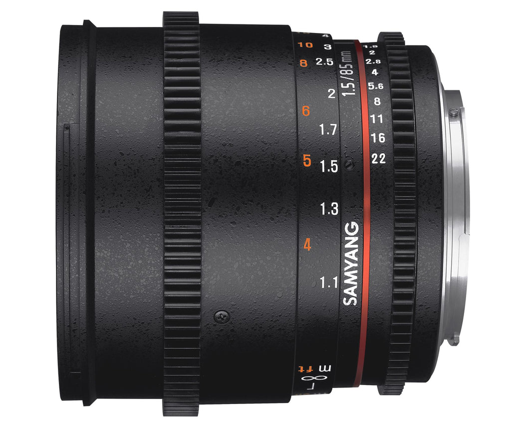 Samyang 85mm T1.5 VDSLR AS IF UMC II Monture E