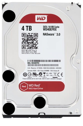 Western Digital WD Red WD40EFRX 3,5 inch 4TB intern