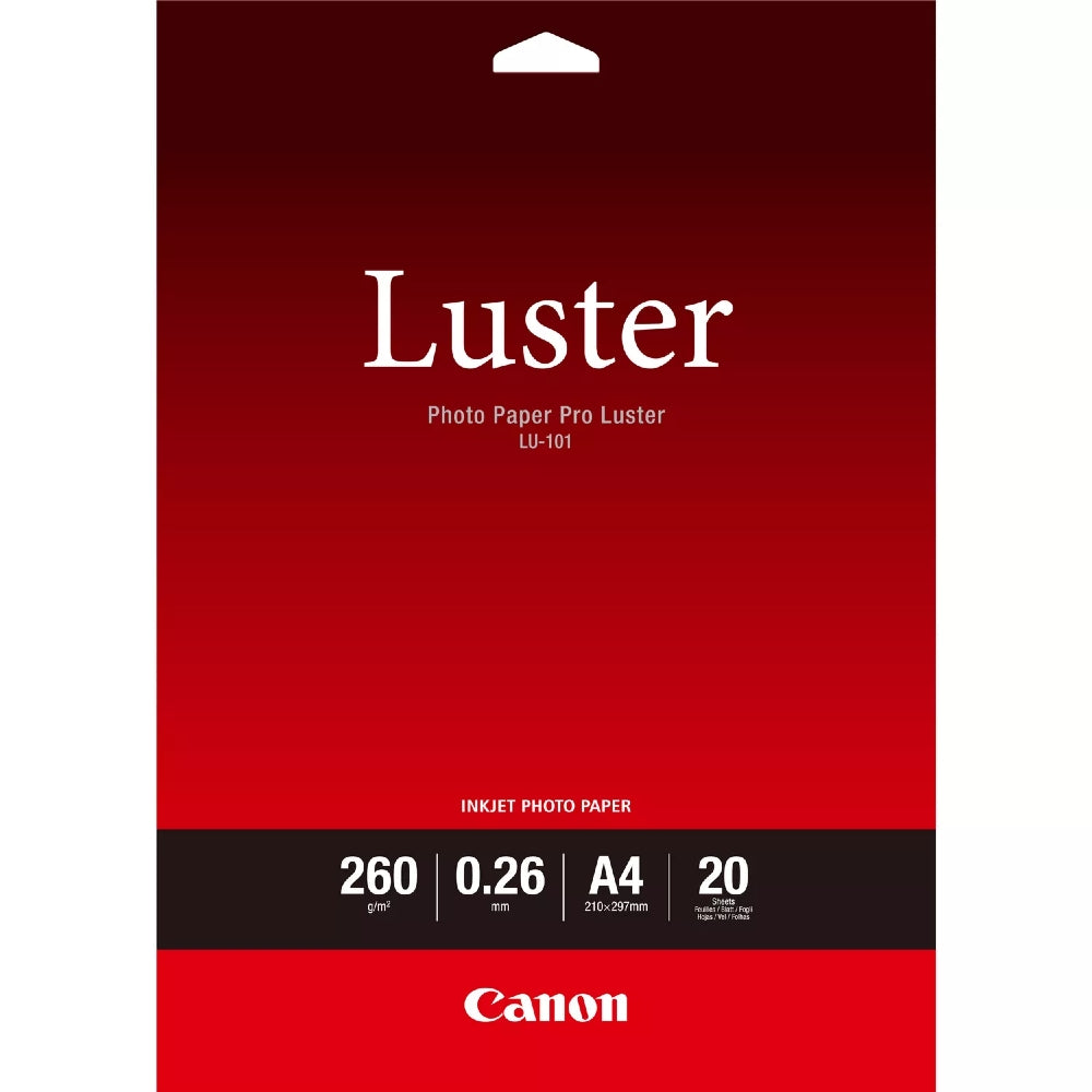 Canon LU-101 Photo Paper Pro Luster A4 20 Blatt 260g