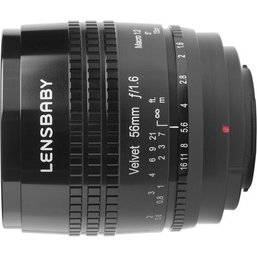 Lensbaby Velvet Objectif 56 Sony E-Mount noir