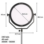 Falcon Eyes Bi-Color LED-Lampe Sophiez SO-48TD auf 230V