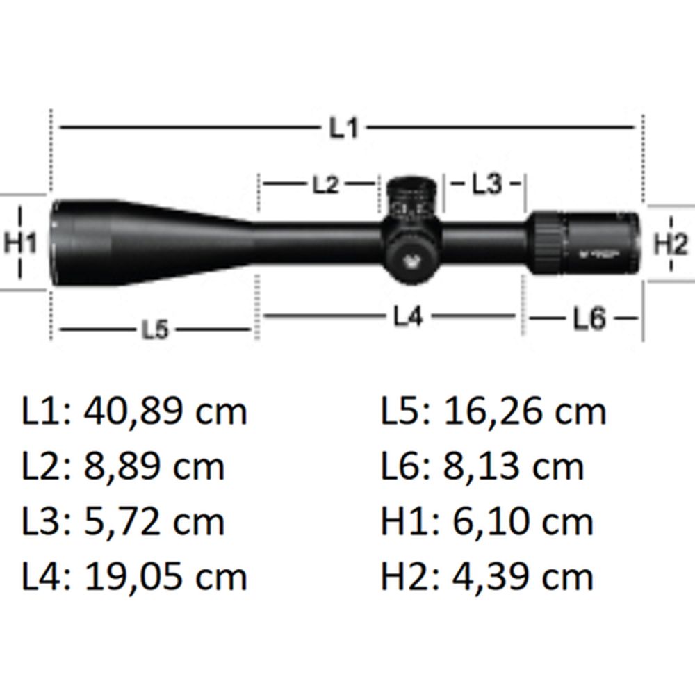 Vortex Golden Eagle HD 15-60x52 Télescope ECR-1 SFP avec réticule (MOA)