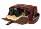 ONA The Leather Bowery Messenger Bag Bordeaux