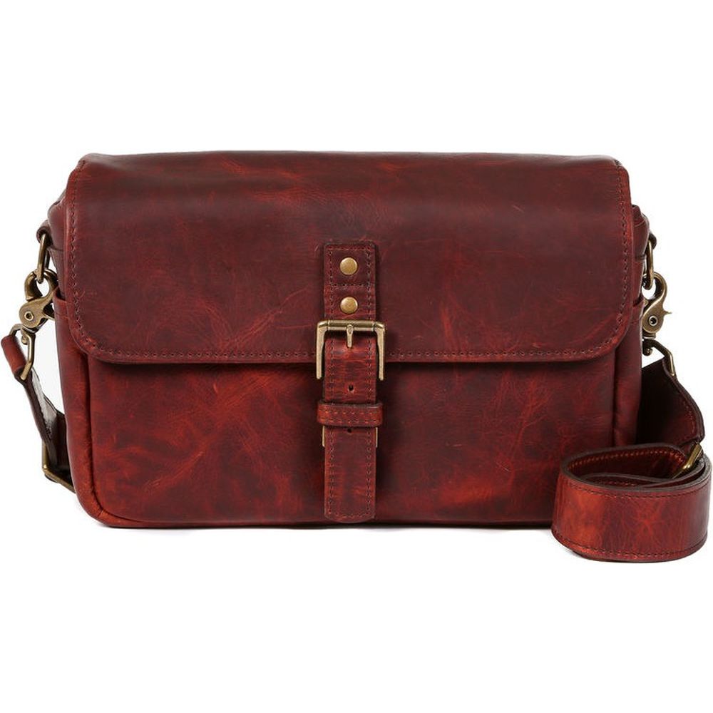 ONA The Leather Bowery Messenger Bag Bordeaux