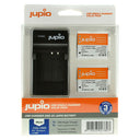 Jupio Kit mit 2x Battery Li-90B/Li-92B 1270mAh + USB Single Charger