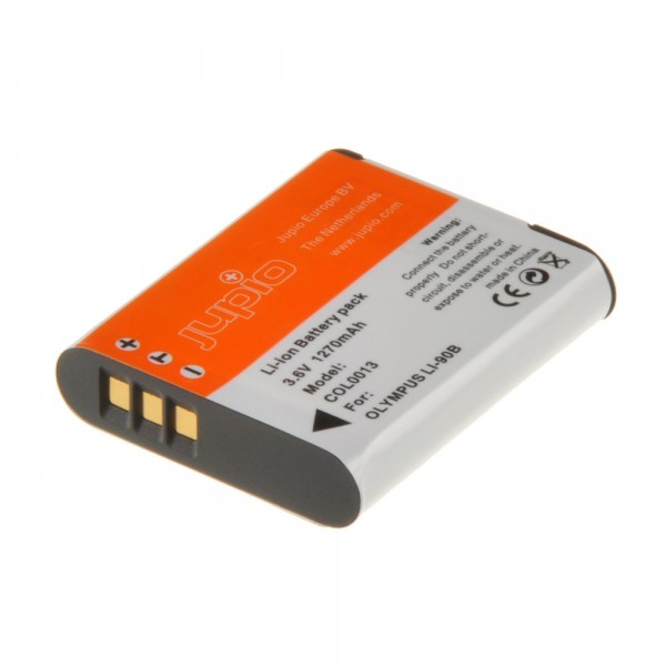 Jupio Kit mit 2x Battery Li-90B/Li-92B 1270mAh + USB Single Charger