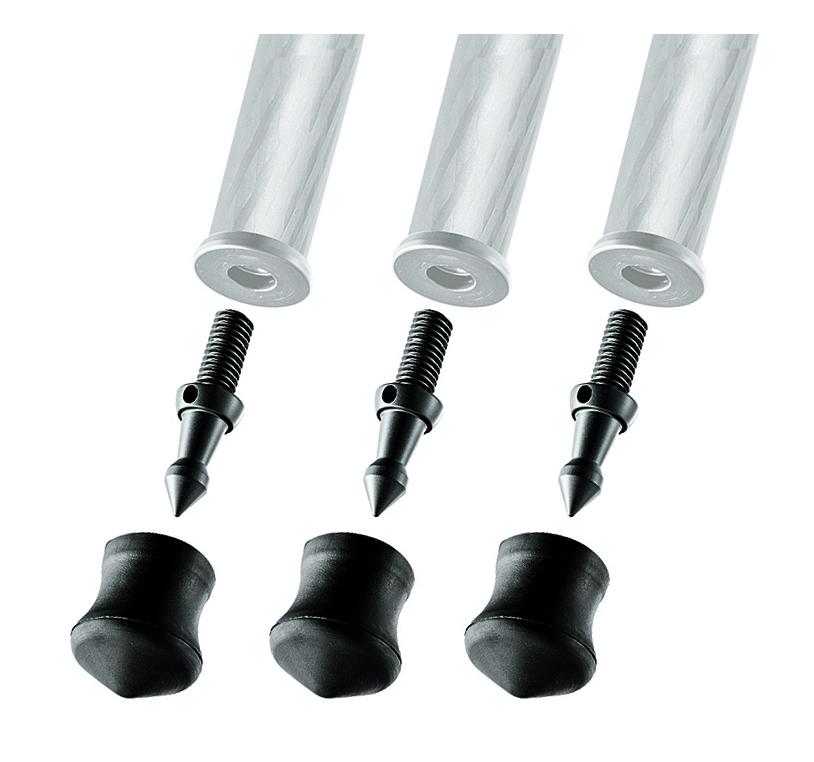 Gitzo GSF30S spike + rubber foot 30mm 3 pc