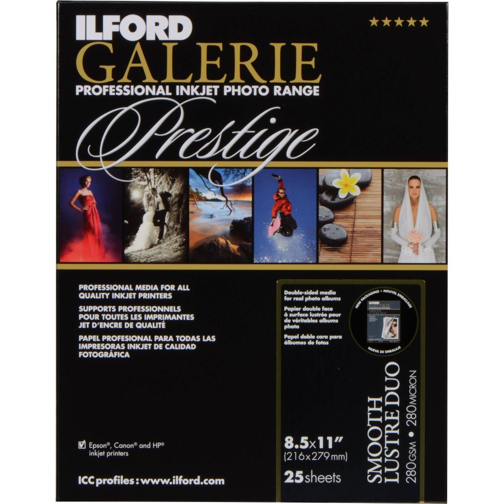 Ilford Prestige Semi-Glacé Duo 250g A4 25 Feuilles