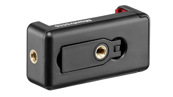 Manfrotto Compact Action Trépied Noir + Smartphone Pince