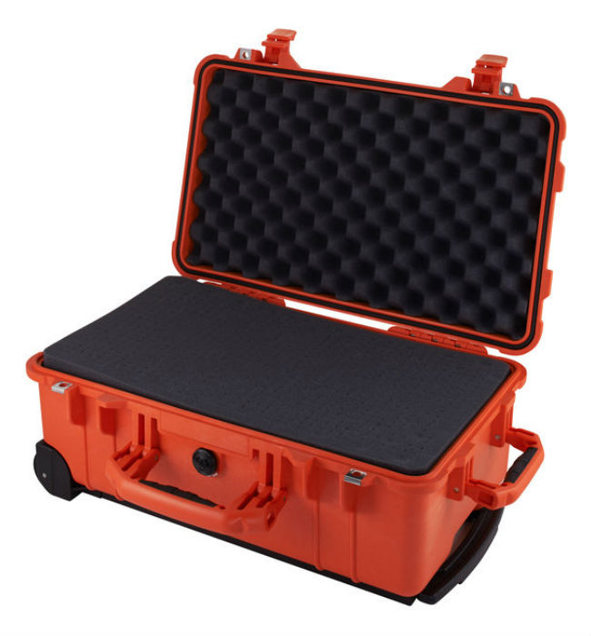 Peli™ 1510 Valise de Protection Bagage à Main Orange avec Mousse