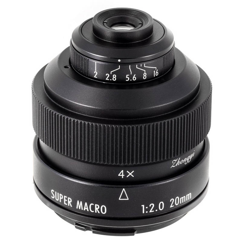 Zhongyi Mitakon 20mm f/2.0 4.5X Super Macro Sony E