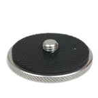 Caruba Adapterschroef 3/8 inch Male - 1/4 inch Female mit Rubber Deckplatte