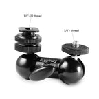 SmallRig 1135 Cool-Ballhead-V1 Multi-function Double BallHead avec Griffe monture & 1/4" Vis