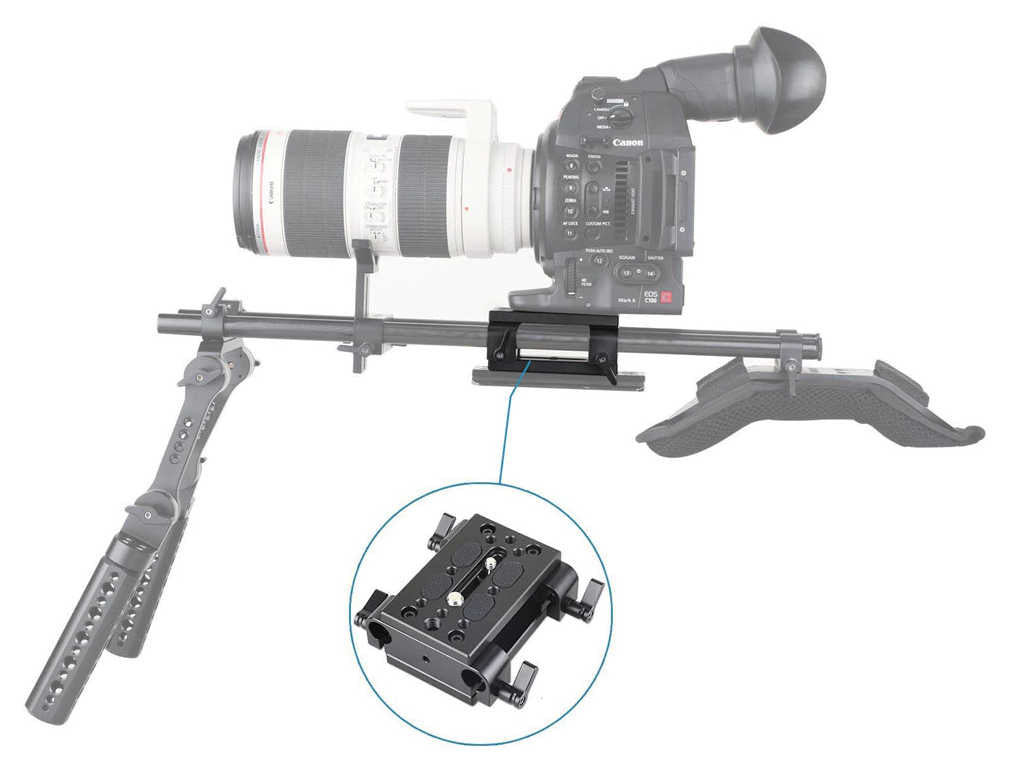 SmallRig 1798 Trépied Mounting Kit avec 15mm Rail Block