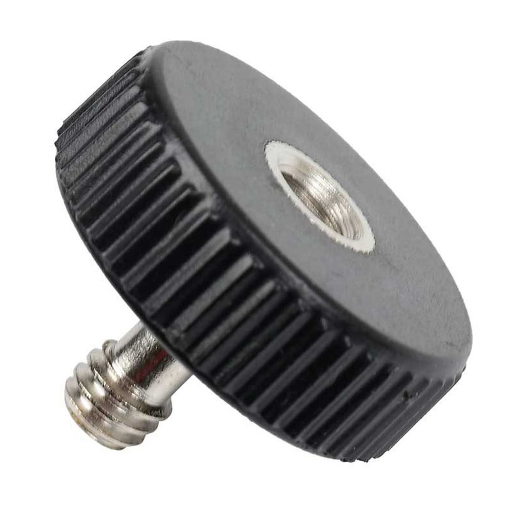 Caruba Adaptateur vis 1/4"M - 1/4"F avec poignée plastique - court