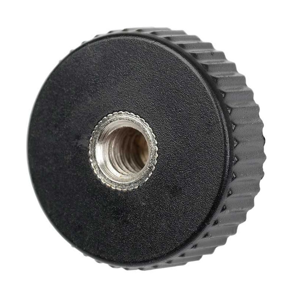 Caruba Adaptateur vis 1/4"M - 1/4"F avec poignée plastique - court