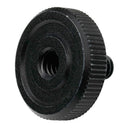 Caruba Adapterschraube 1/4"M – 1/4"F mit Metallgriff - Schwarz