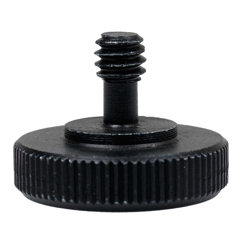 Caruba Adapterschraube 1/4"M – 1/4"F mit Metallgriff - Schwarz