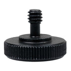 Caruba Adapterschraube 1/4"M – 1/4"F mit Metallgriff - Schwarz