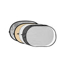 Godox 5-in-1 Soft Or, Argent, Noir, Blanc, Translucent - 150X200cm