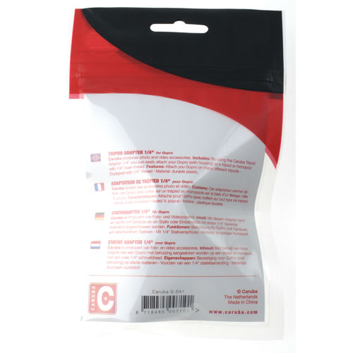 Caruba Adaptateur Pour Trépied 1/4" Pour GoPro