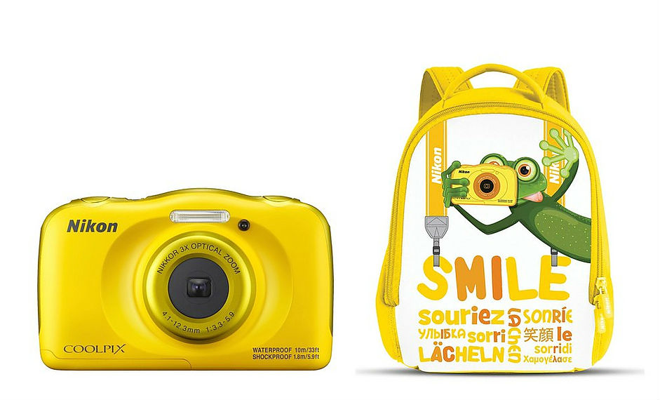 Nikon W100 Coolpix Backpack Gelb