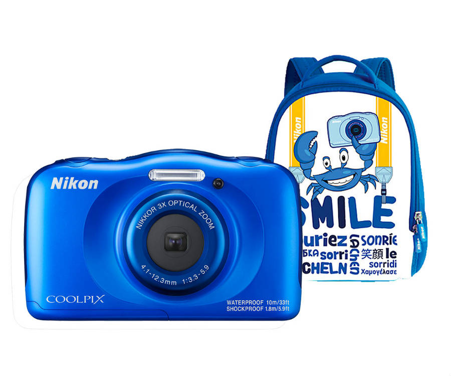 Nikon W100/150 Coolpix Backpack Blue