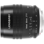Lensbaby Velvet 85 Noir Canon