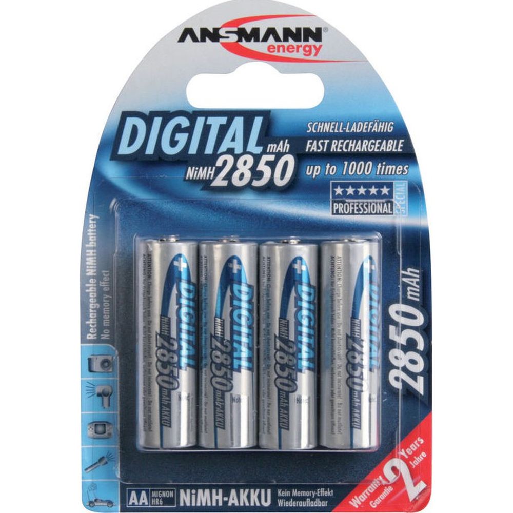 Ansmann AA 2850mAh Viererpack