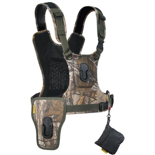 Cotton Carrier Harnais pour 2 Appareils Photo G3 Camouflage Realtree
