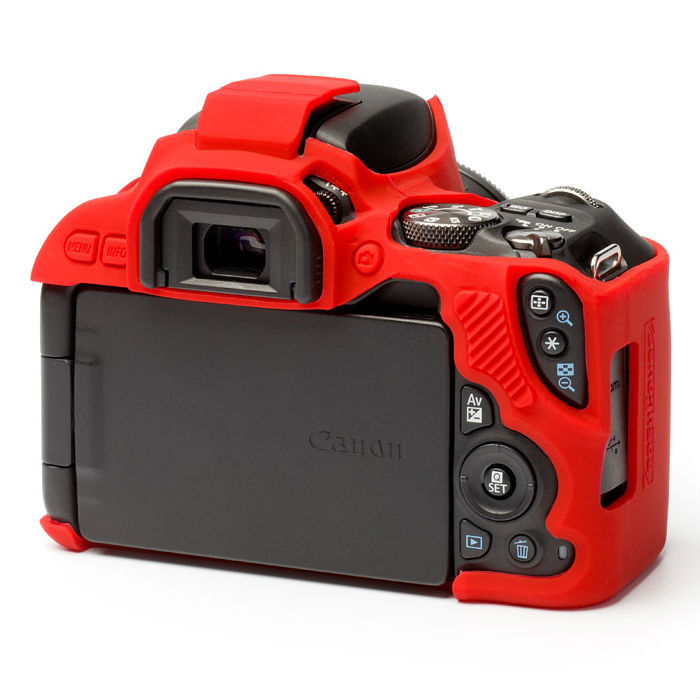 easyCover Cameracase Canon 200D / 250D Rot