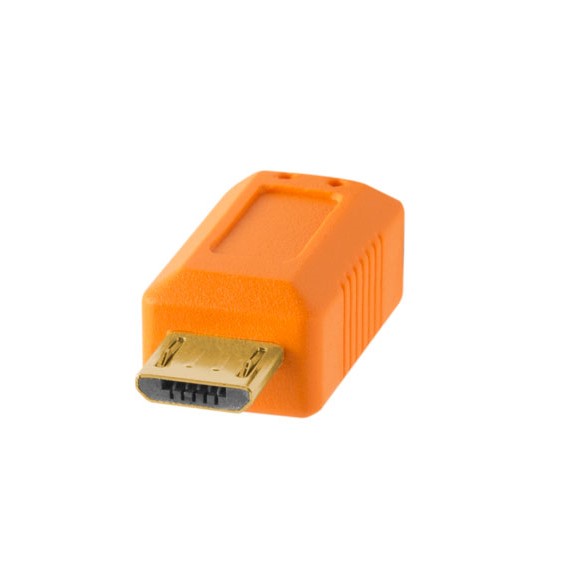 Tether Tools TetherPro USB 2.0 A Stecker auf Micro-B 5-pin 4,6 m Orange