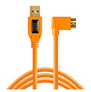 Tether Tools TetherPro USB 3.0 A Male To Micro B Right Angle 4,6m Orange