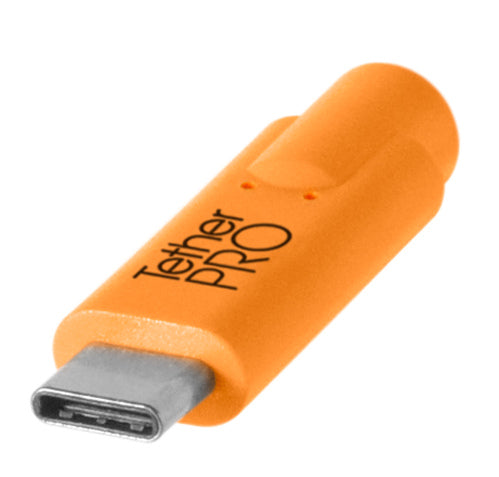 Tether Tools TetherPro USB-C zu 3.0 Micro-B Right Angle 4,6m orange