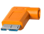 Tether Tools TetherPro USB-C zu 3.0 Micro-B Right Angle 4,6m orange