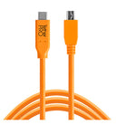 Tether Tools TetherPro USB-C auf 2.0 Mini-B 8-pin 4,6 m Orange