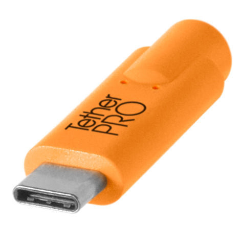 Tether Tools TetherPro USB-C auf 2.0 Mini-B 8-pin 4,6 m Orange