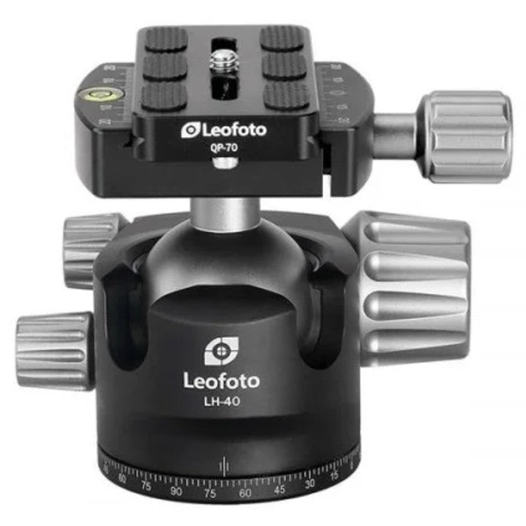Leofoto LH-40 Rotule Avec Plaque À Dégagement Rapide QP-70