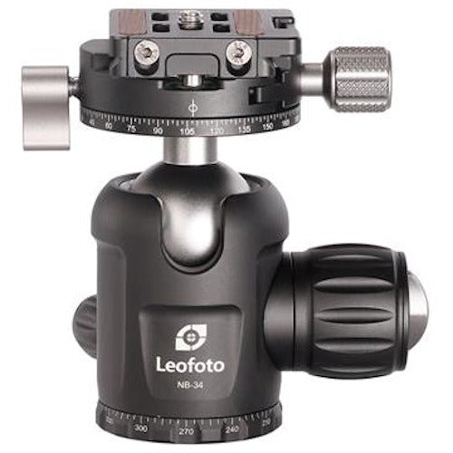 Leofoto NB-34 Rotule avec plaque de fixation rapide NP-50