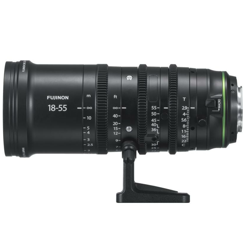 Fujifilm MKX 18-55mm T2.9 Fujinon eqv. 27-84mm