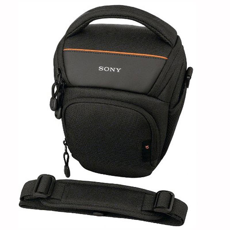 Sony Weiche Tragetasche schwarz für Alpha mit Objektiv (LCSAMB.SYH)