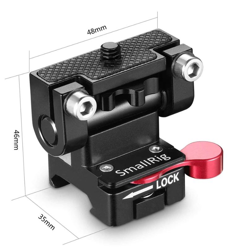 SmallRig 2100 Support pour moniteur APPAREIL PHOTO REFLEX avec pince OTAN