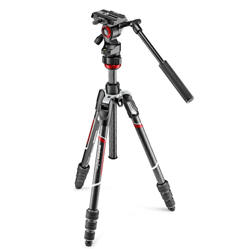 Manfrotto MVKBFRTC-LIVE Befree Advanced Carbon Kit Twistlock mit 2-Wege-Kopf