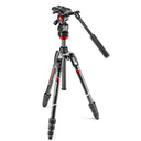 Manfrotto MVKBFRTC-LIVE Befree Advanced Carbon Kit Twistlock mit 2-Wege-Kopf