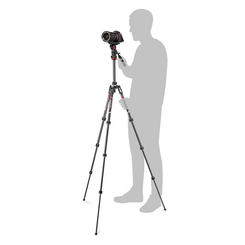 Manfrotto MVKBFRTC-LIVE Befree Advanced Carbon Kit Twistlock mit 2-Wege-Kopf