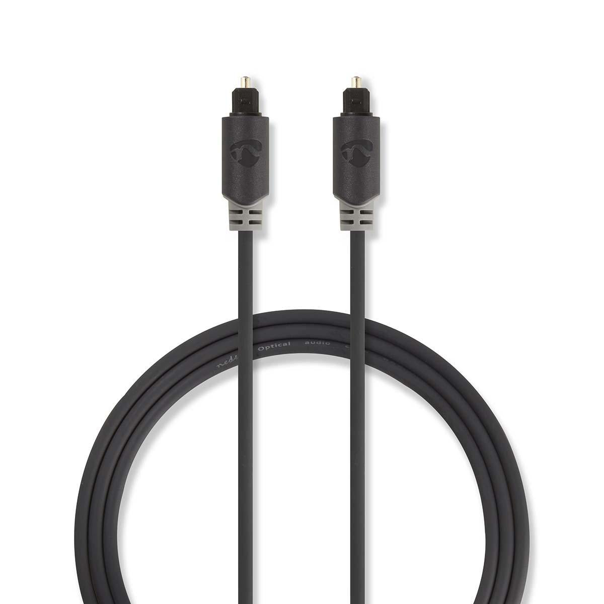Nedis Optical Cable 2.0m anthracite